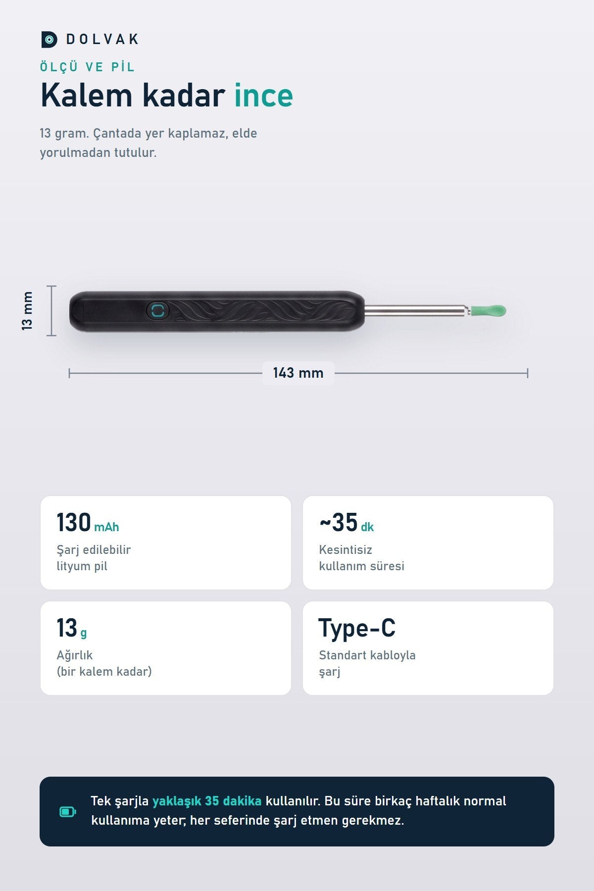 Dolvak Kameralı Kulak Temizleme Cihazı — 1296P HD Wi-Fi