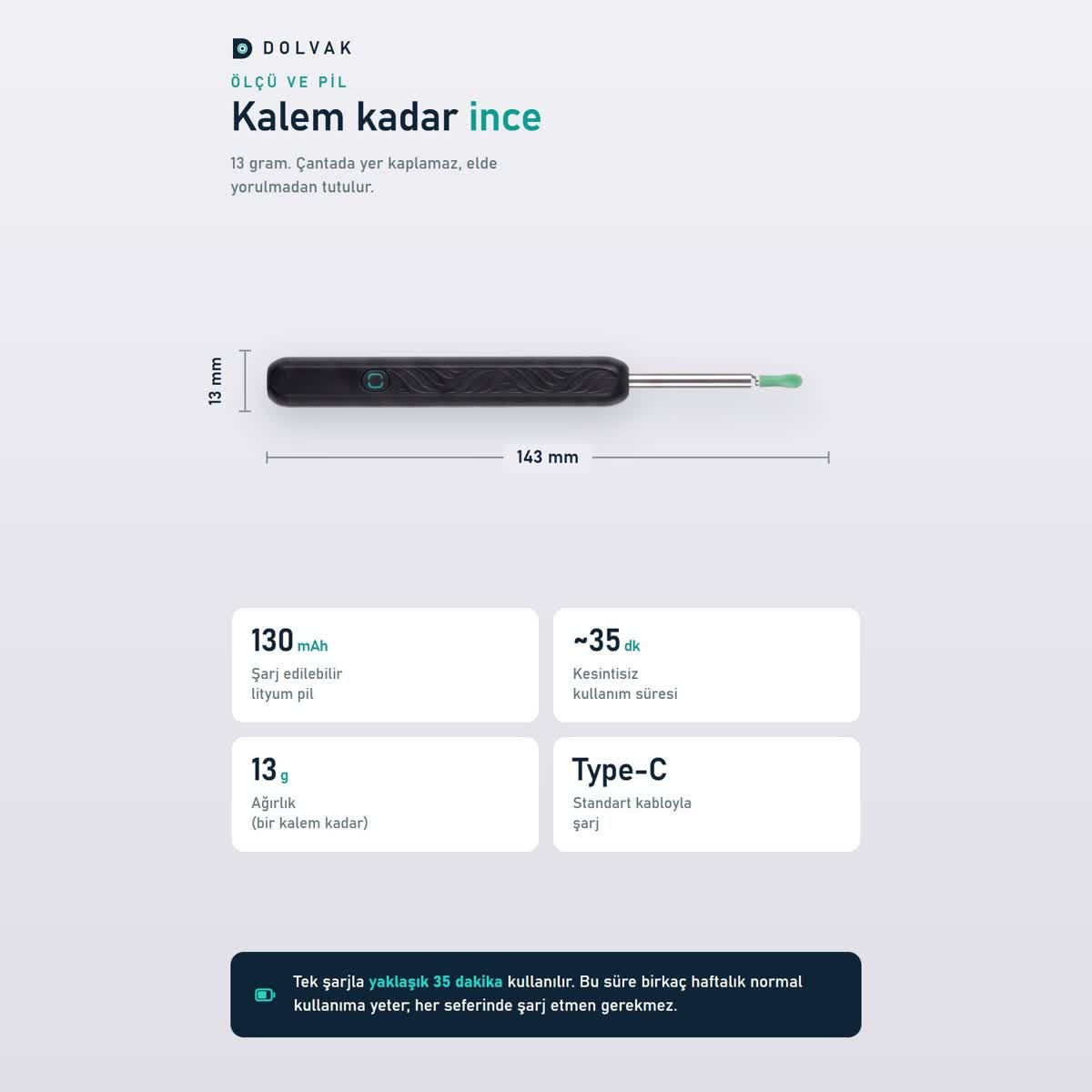 Dolvak Kameralı Kulak Temizleme Cihazı — 1296P HD Wi-Fi